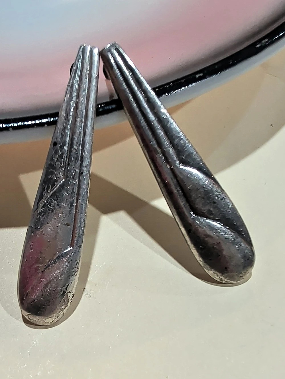 Silver Drop Earrings